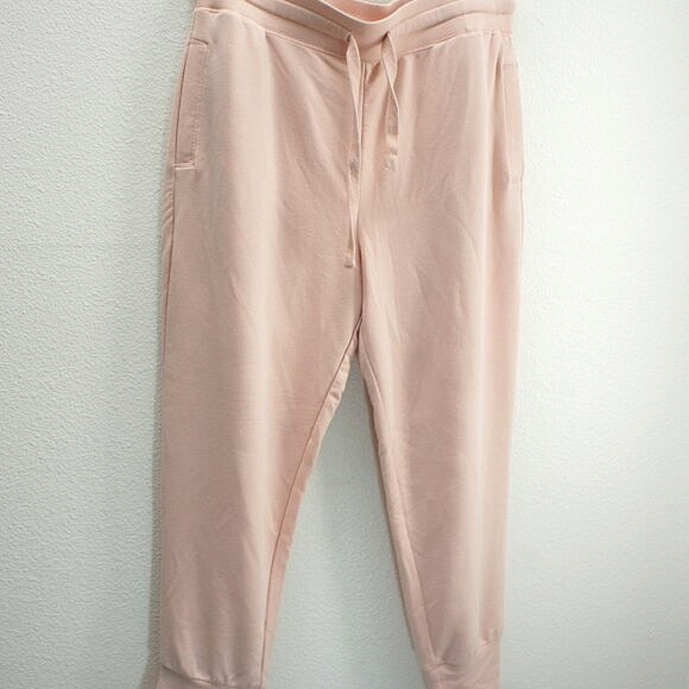 Fabletics Luxe Terry Jogger Peach/Salmon Soft Swe… - image 2